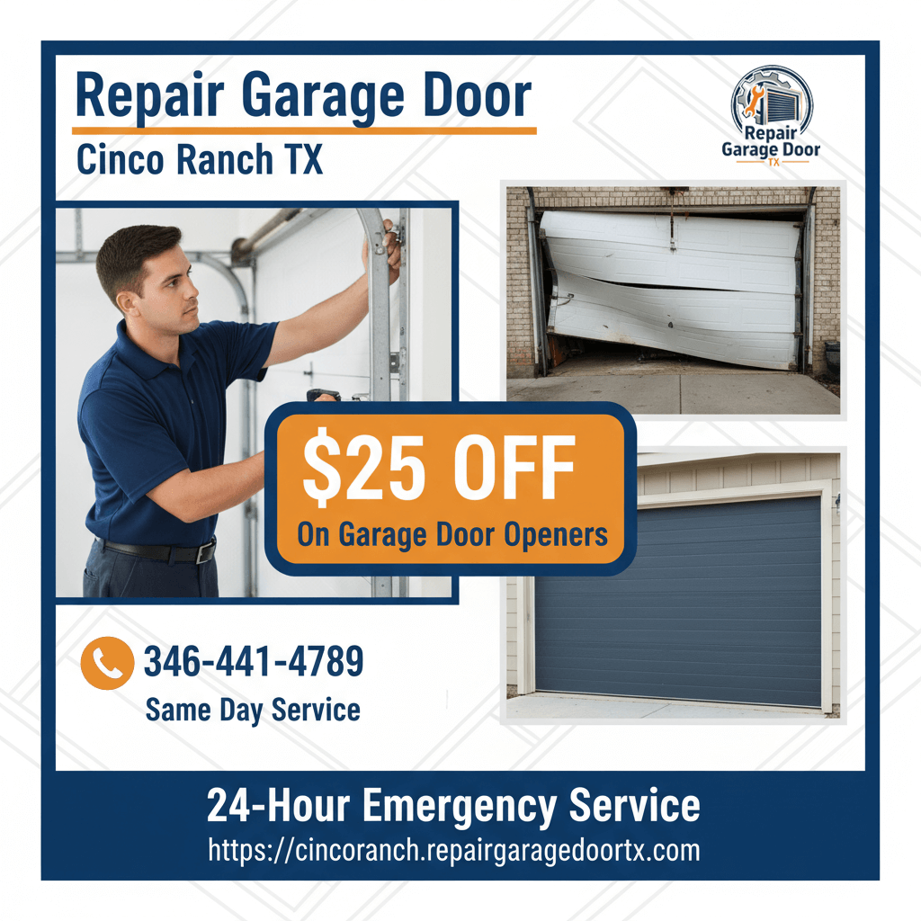 Repair Garage Door Cinco Ranch TX